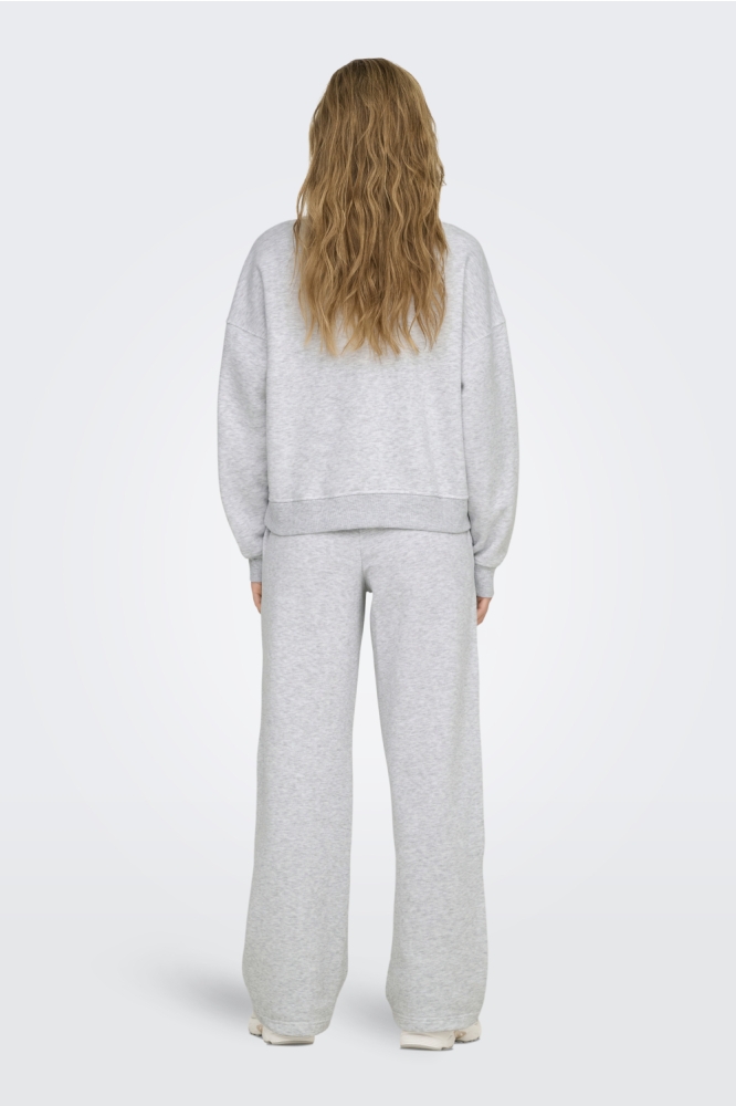 ONLBEST LIFE L/S CREW NECK SWT NOOS 15338727 LIGHT GREY MELANGE